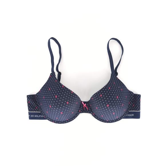 Tommy Hilfiger Dark Blue T-Shirt Bra With Light Lift - 36B - New without Tags - Picture 5 of 15